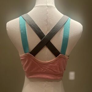 Colorful Strappy Sports Bra